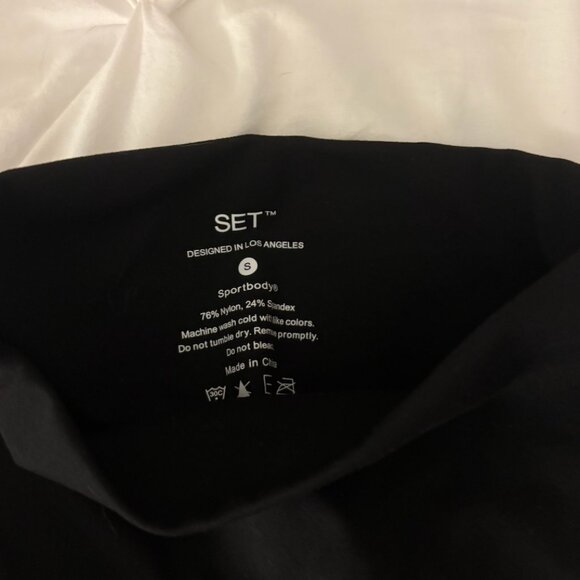 Set Active Sportbody Mid-Rise Leggings in Onyx Black - Picture 4 of 4